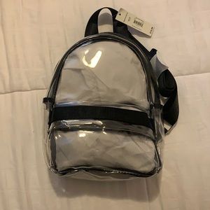 NEW No boundaries clear backpack